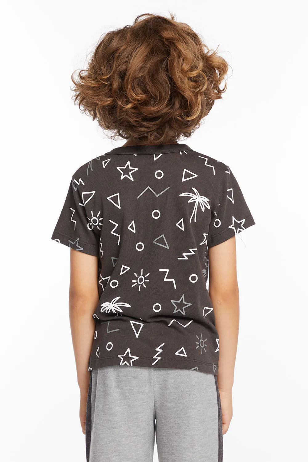 Geo Palms Boys Tee