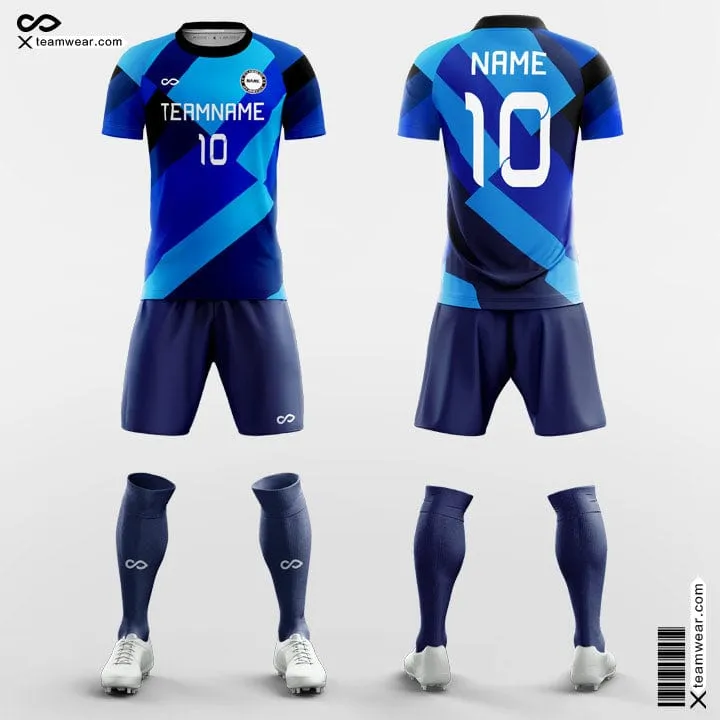 Geometric Design - Custom Soccer Team Jerseys Kit Sublimated