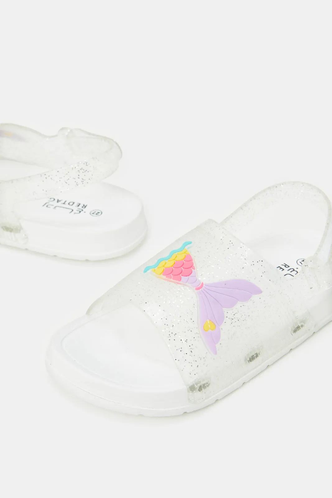 Girls White Mermaid Slide