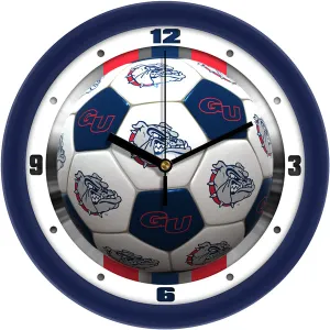 Gonzaga Wall Clock - Soccer