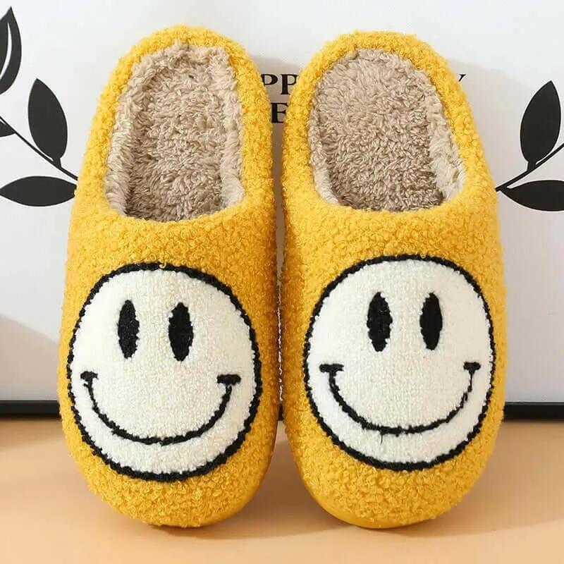 Happy Smile Face Slippers