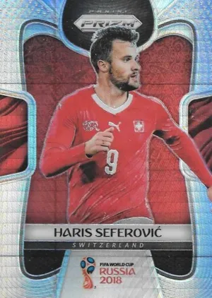 Haris Seferovic, Hyper Prizm Refractor, 2018 Panini Prizm World Cup Soccer