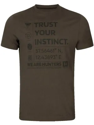 HARKILA Instinct T-shirt - Mens - Shadow-Brown