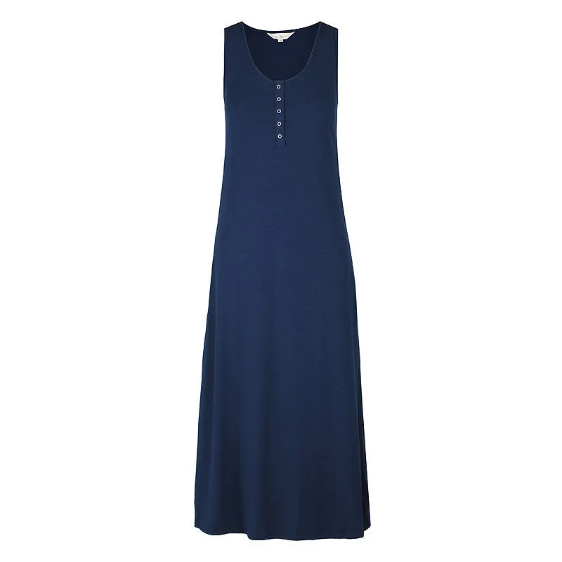 Henley Tank Dress - Navy