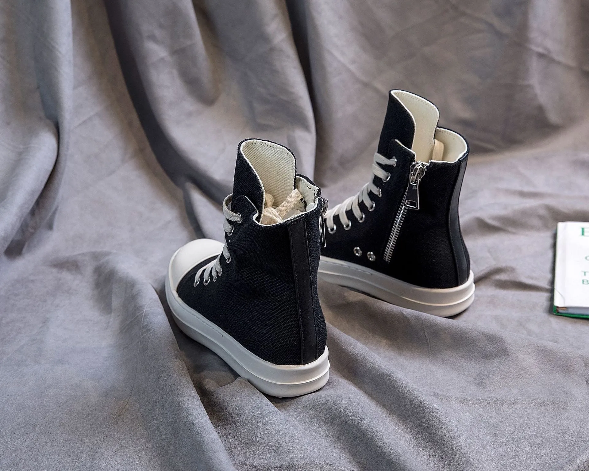 High top sneakers / Shoes for Rock lovers / Retro platform Alternative Fashion Unisex Shoes