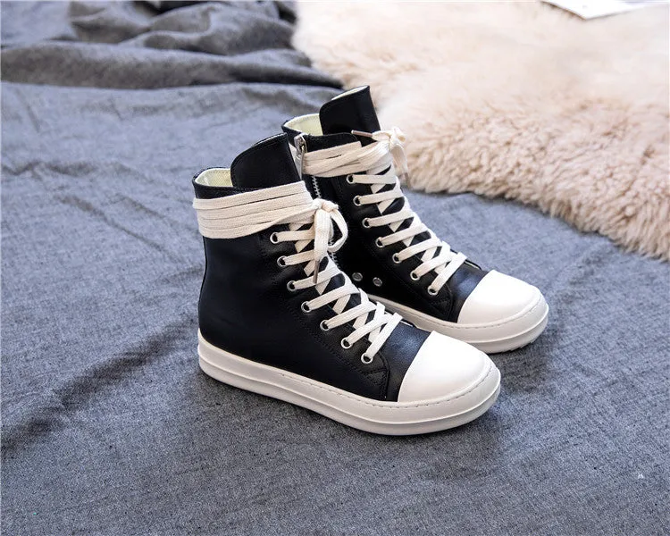 High top sneakers / Shoes for Rock lovers / Retro platform Alternative Fashion Unisex Shoes