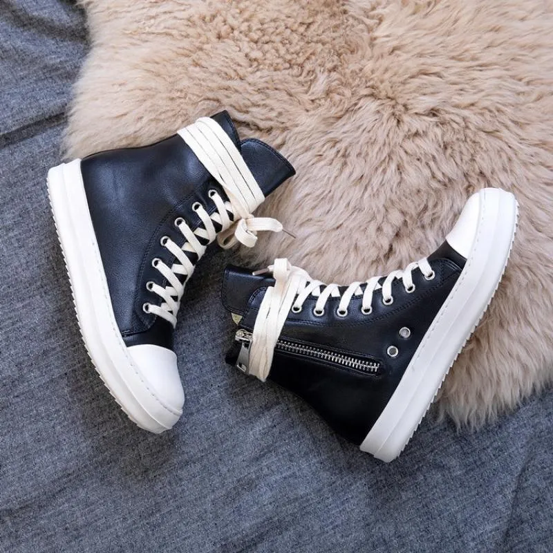 High top sneakers / Shoes for Rock lovers / Retro platform Alternative Fashion Unisex Shoes