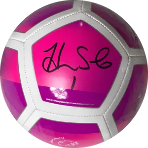 Hope Solo Autographed Full Size USA Nike Pink Soccer Ball (JSA)