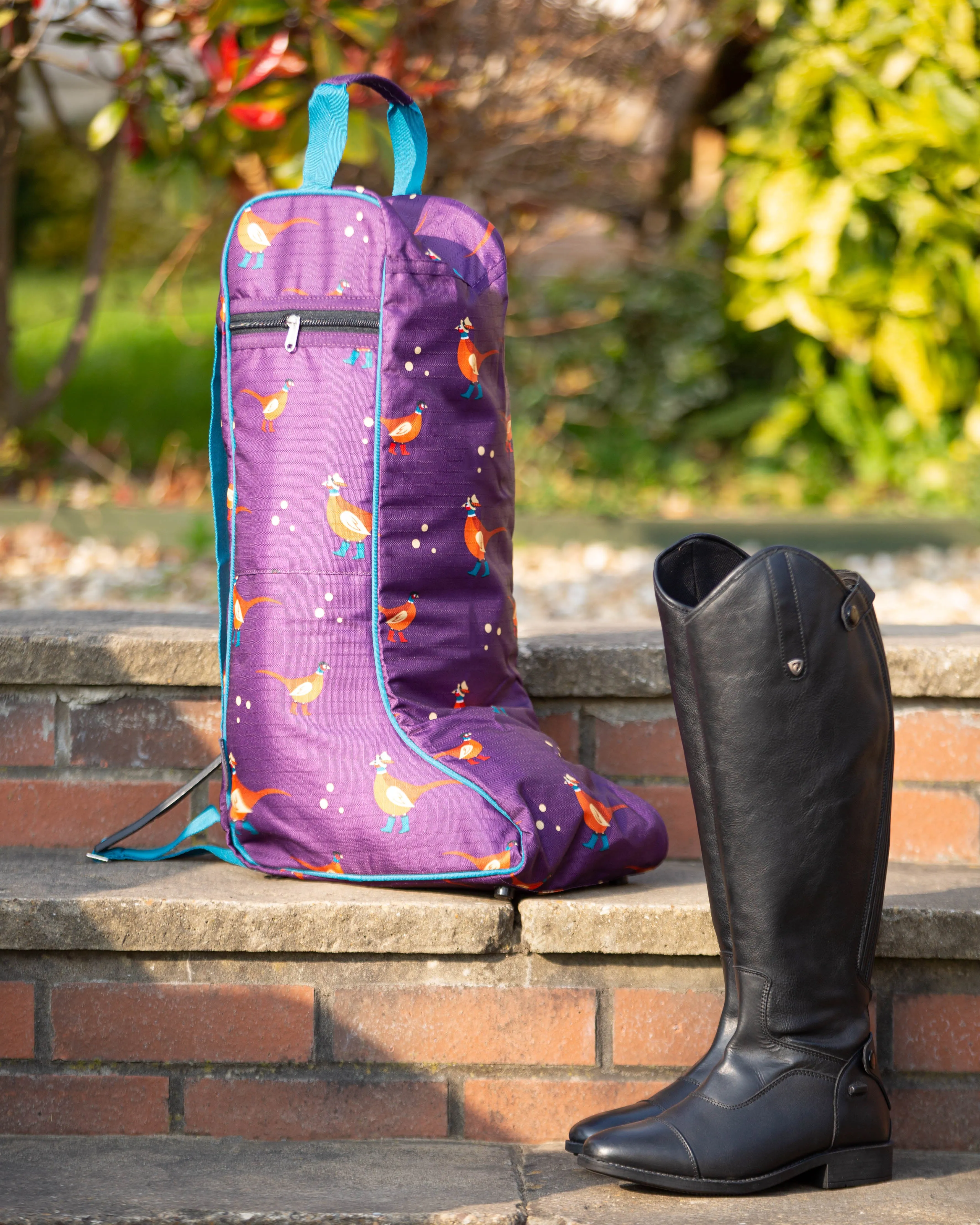 Hy Equestrian Patrick the Pheasant Boot Bag