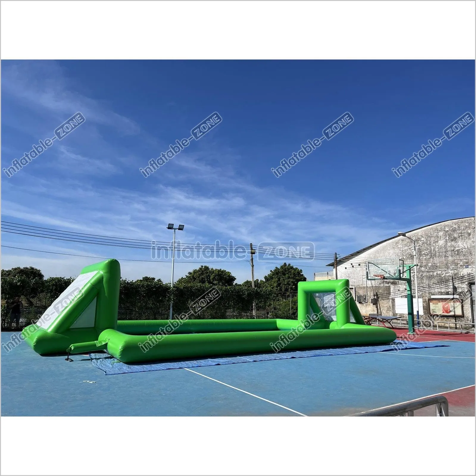 Inflatable Soap Soccer Field Blow Up Soccer Pitch Inflatable Soccer Arena