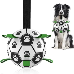 Interactive Dog Soccer Ball With Grab Tabs