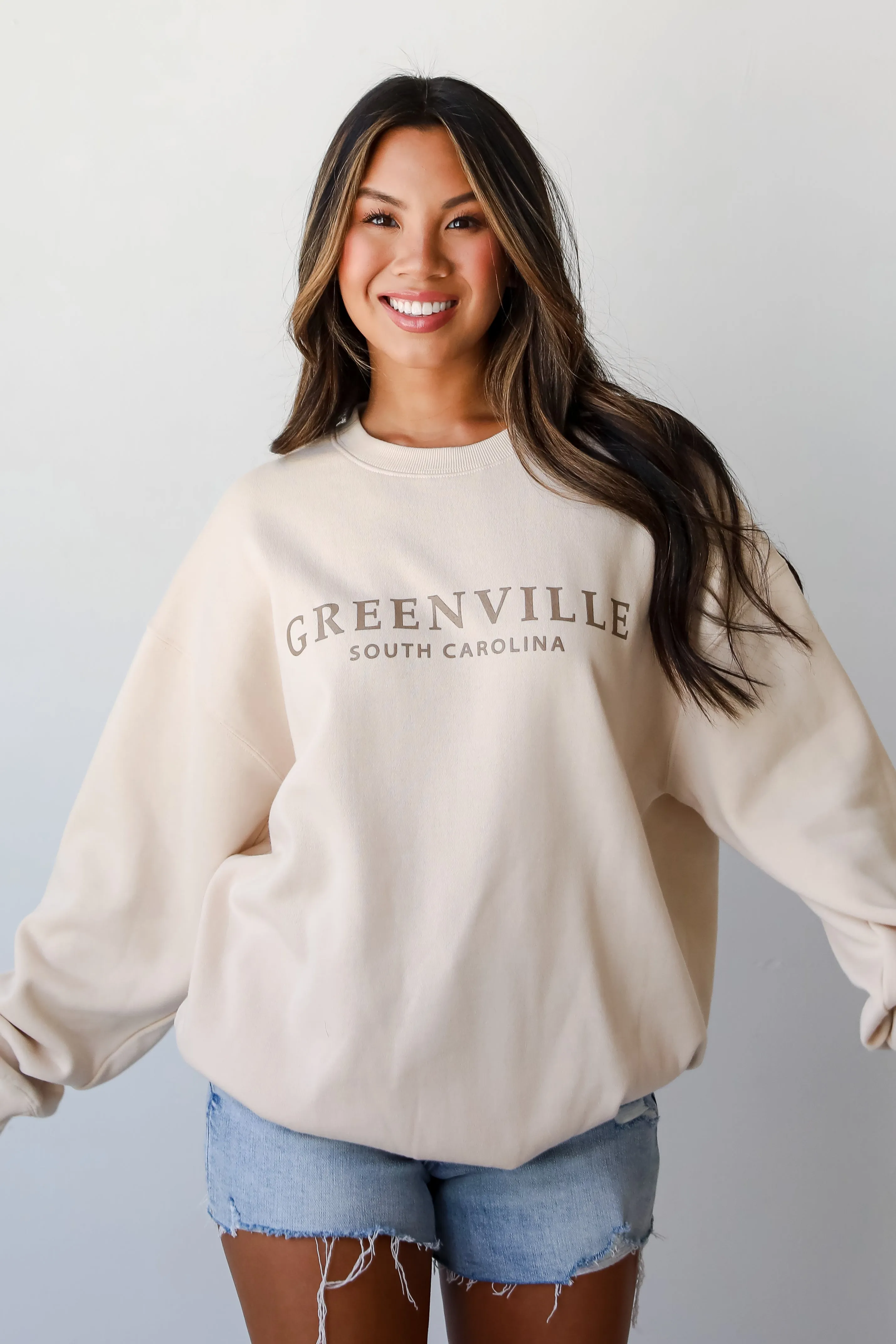 Ivory Greenville South Carolina Sweatshirt