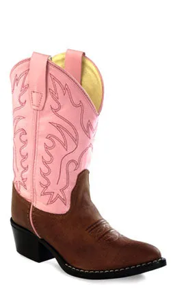 Jama Girls Round Toe Cowboy Boots Style 8139