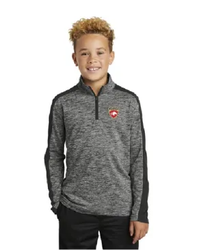 Lakeville Soccer - Sport-Tek ® Youth PosiCharge ® Electric Heather Colorblock 1/4-Zip Pullover