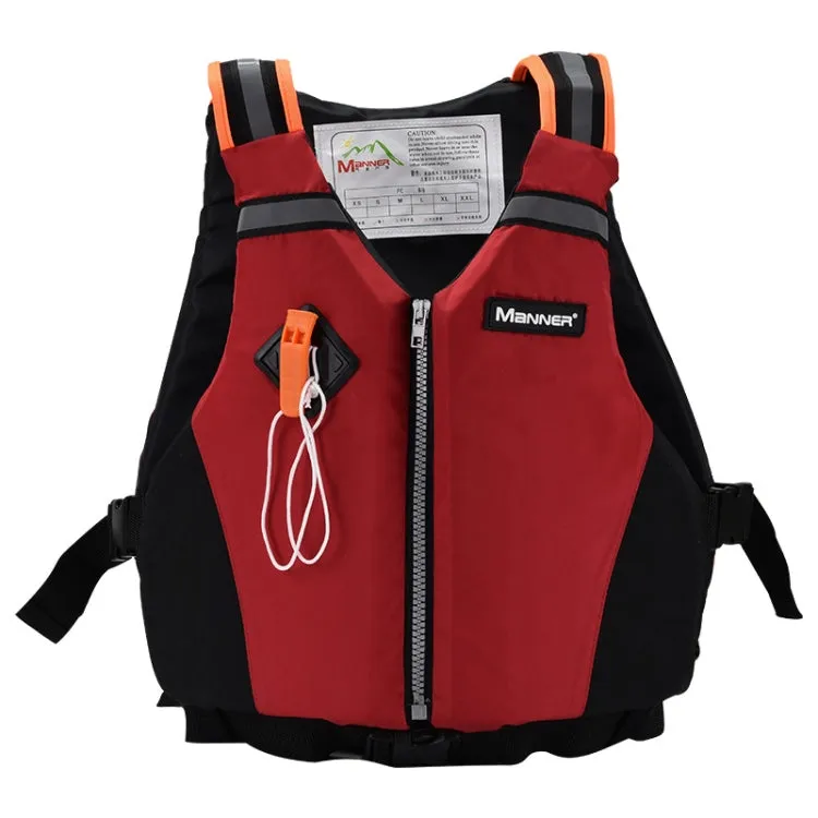 Manner QP2025 Buoyancy Vest Dragon Boat Kayak Paddle Board Buoyancy Vest(Red)