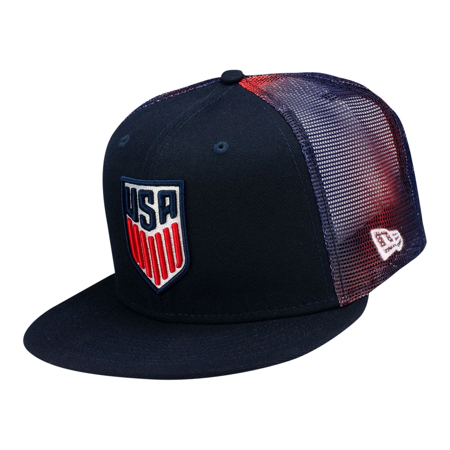 Men's New Era MNT 9Fifty Trucker Mesh Print Hat