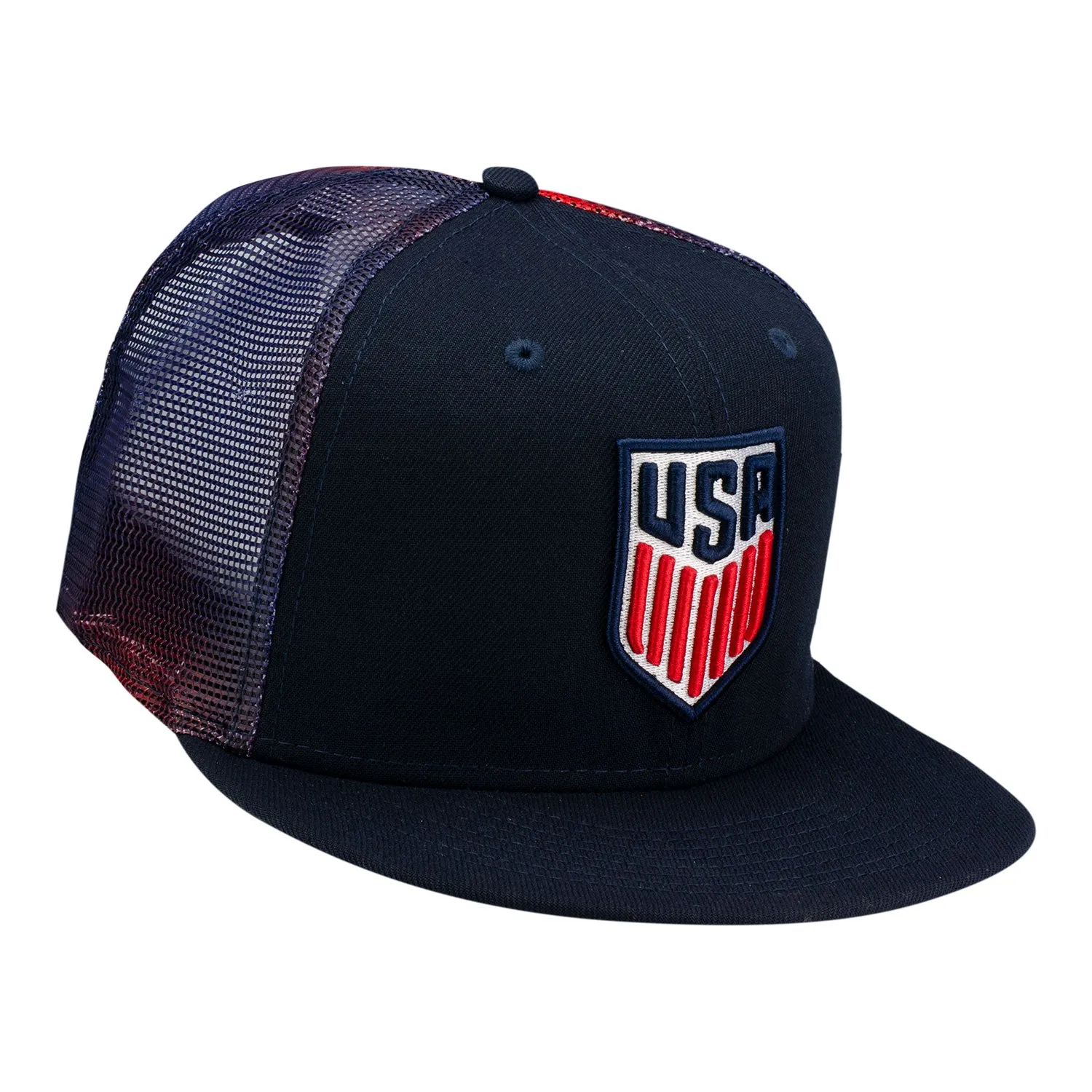 Men's New Era MNT 9Fifty Trucker Mesh Print Hat