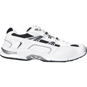 Men's Vionic Walker White/Navy Leather