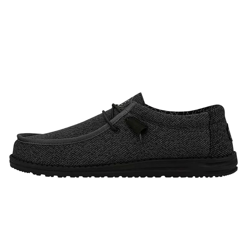 Men's Wally Sox in Micro Black