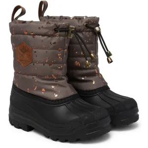 Mikk-Line Chocolate Chip Winter Boot Rubber