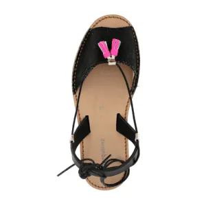 Minorquines  Neo Ibiza Sandals |Black