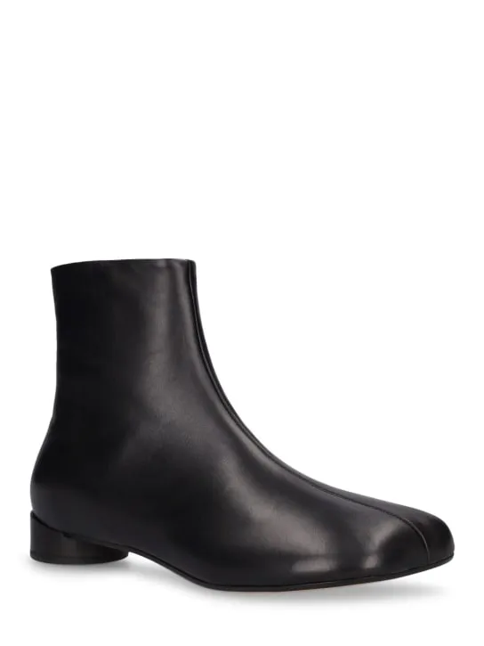 MM6 Maison Margiela   35mm leather boots 