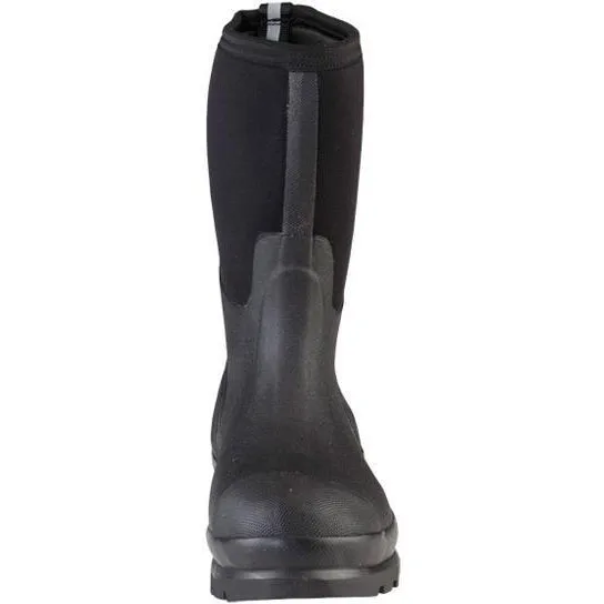 Muck Men's Chore Mid 12" WP Rubber Work Boot - Black - CHM-000A