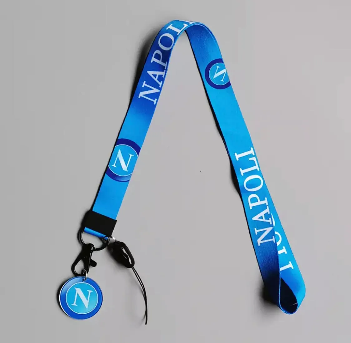 Napoli Soccer Mobile Phone Long Neck Keychain Campus Activity