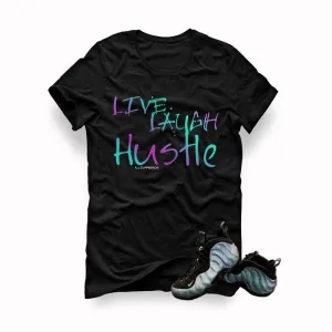 Nike Air Foamposite One Abalone Black T (Live Laugh Hustle)