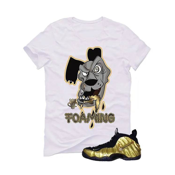 Nike Air Foamposite Pro Metallic Gold White T (Foaming)