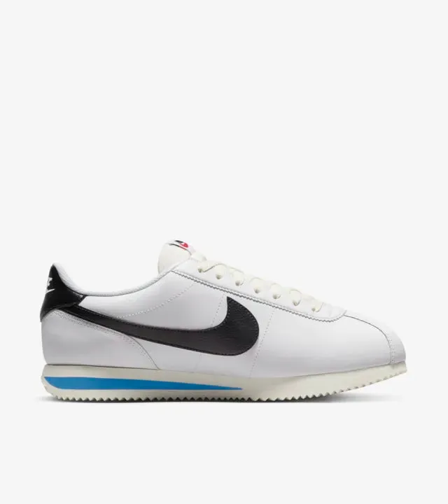 NIKE CORTEZ WHITE/BLACK-LT PHOTO BLUE-SAIL DM4044-100