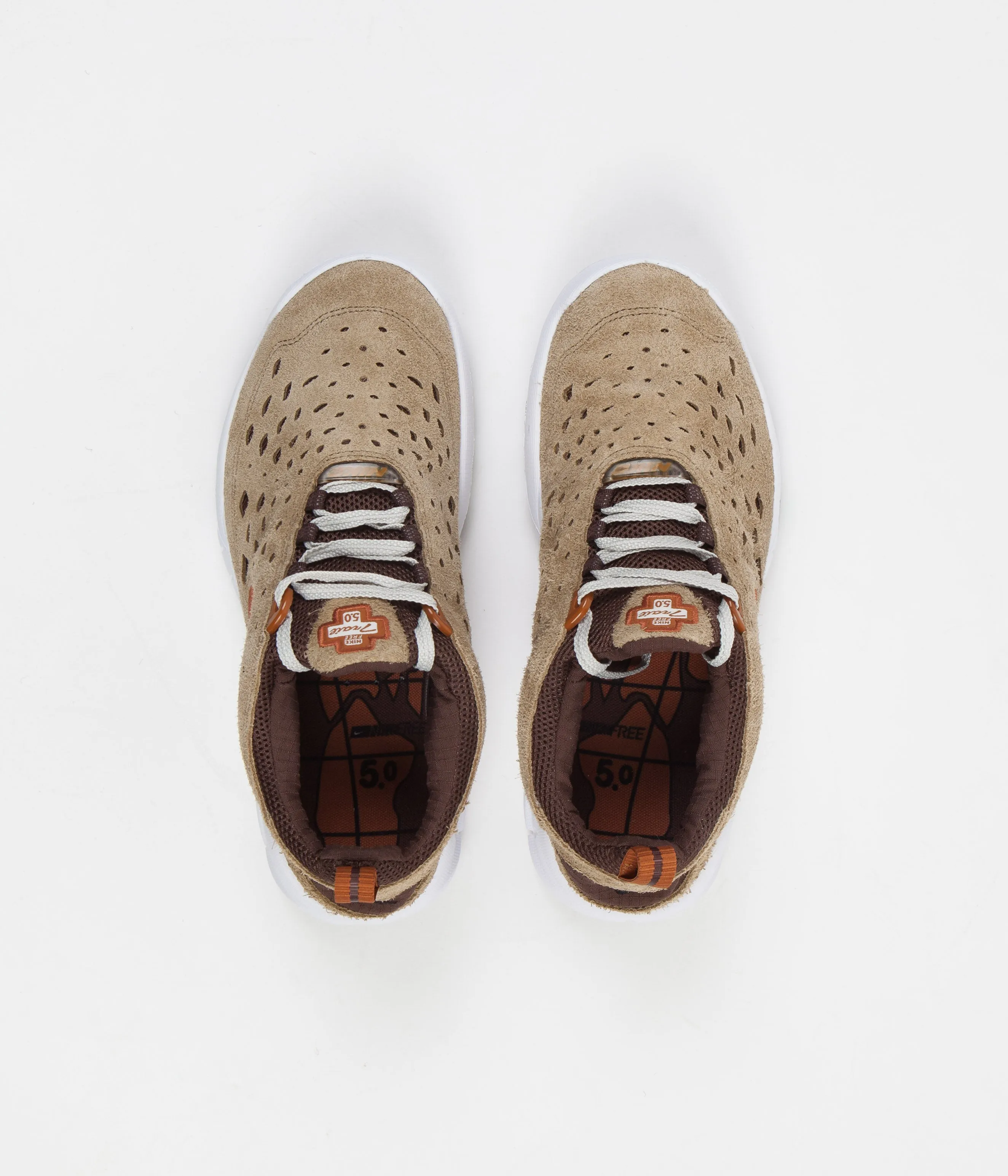 Nike Free Run Trail Shoes - Dark Driftwood / Dark Russet - Light Chocolate