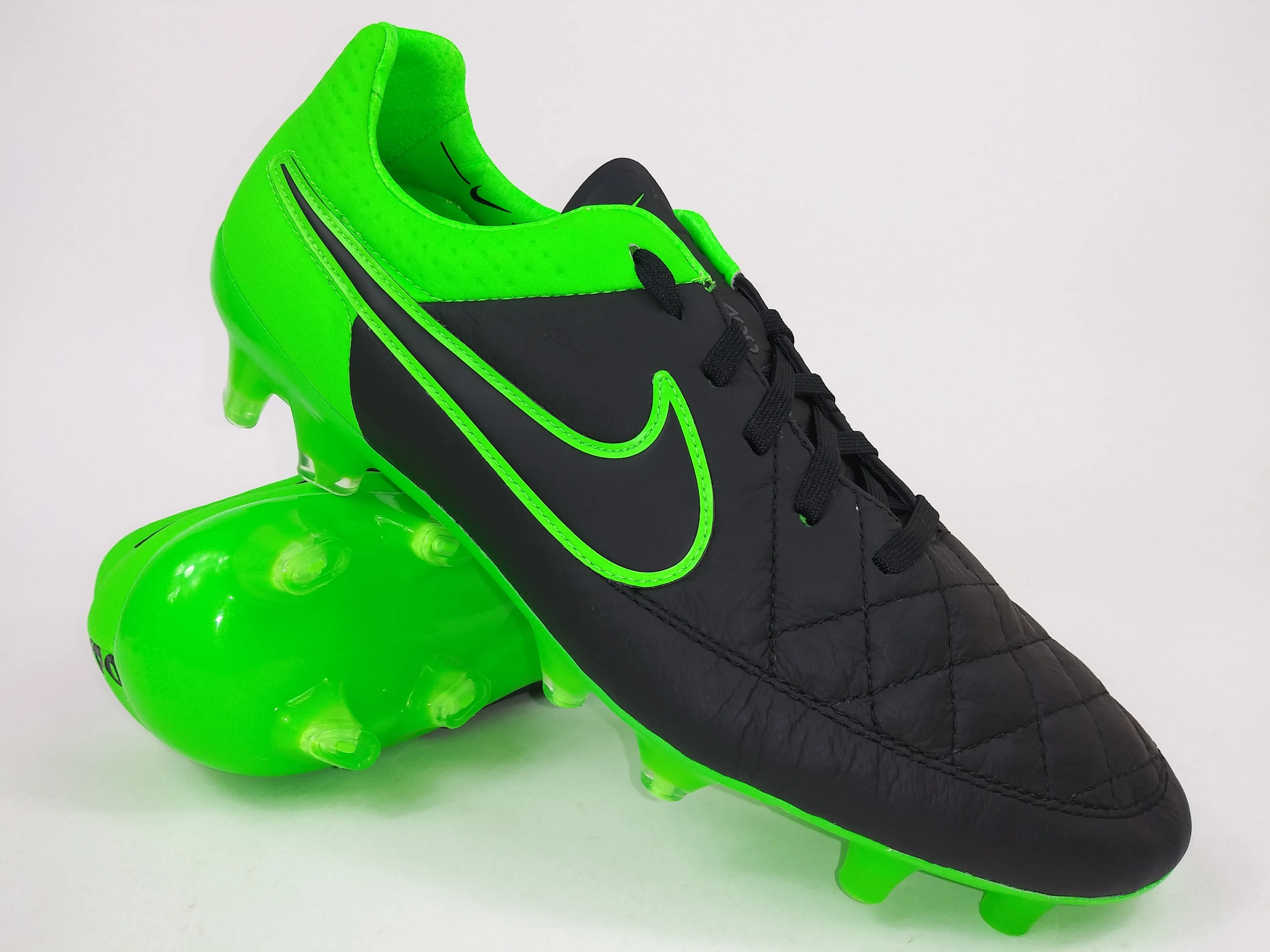 Nike Tiempo Legend V FG Black Green