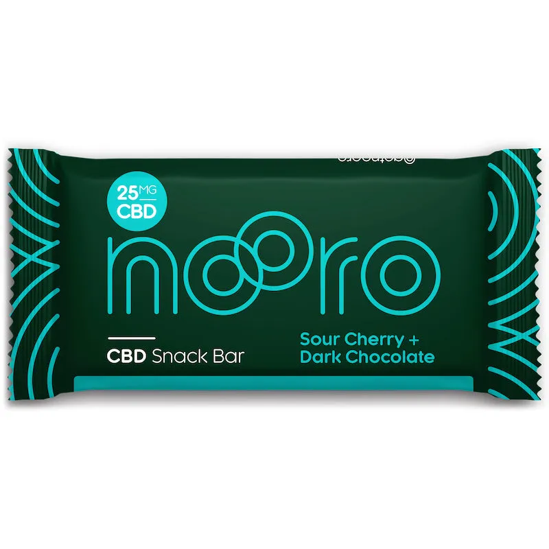 Nooro - 25mg CBD Vegan Friendly - Fruity Snack Bar