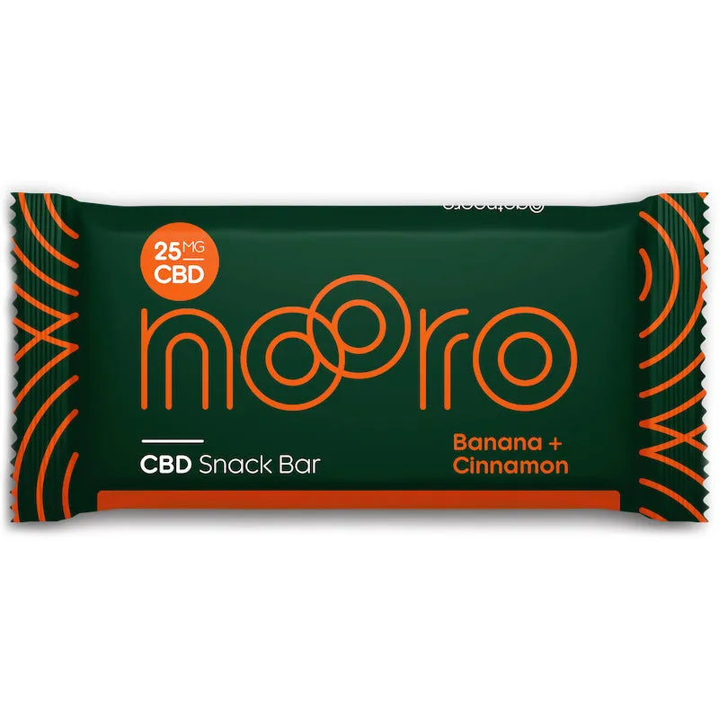 Nooro - 25mg CBD Vegan Friendly - Fruity Snack Bar