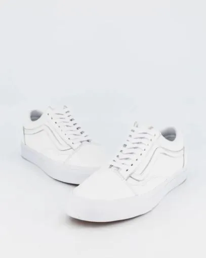 OLD SKOOL PREMIUM LEATHER TRUE WHITE