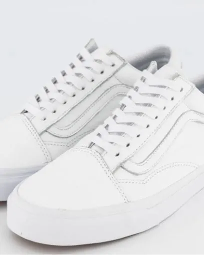 OLD SKOOL PREMIUM LEATHER TRUE WHITE