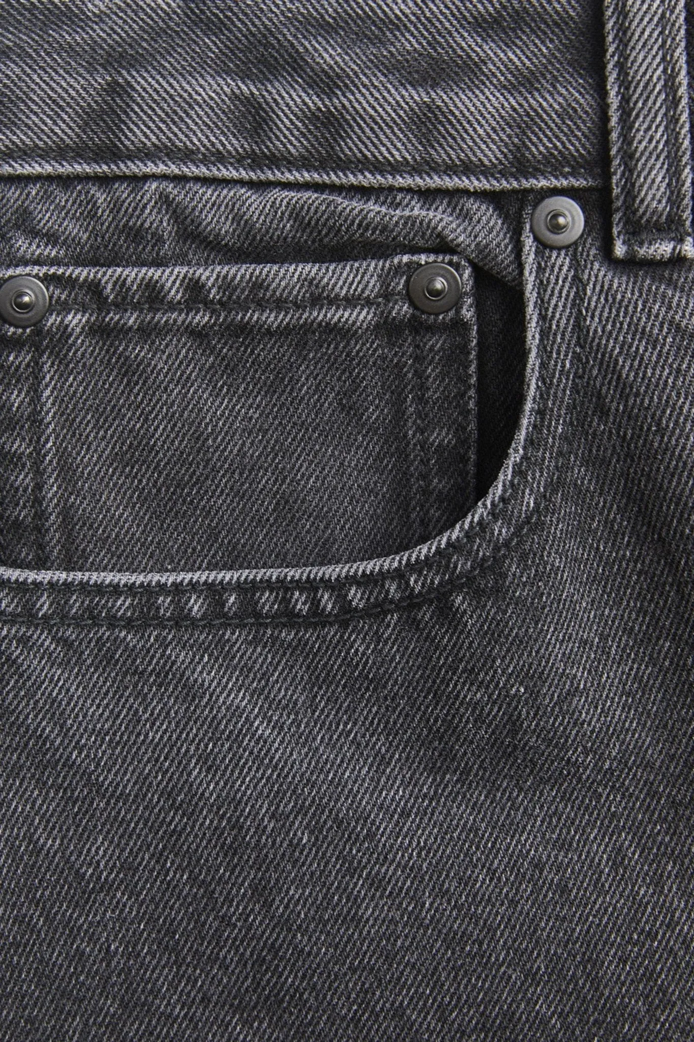 Performance Mom Jeans - Washed Black Denim