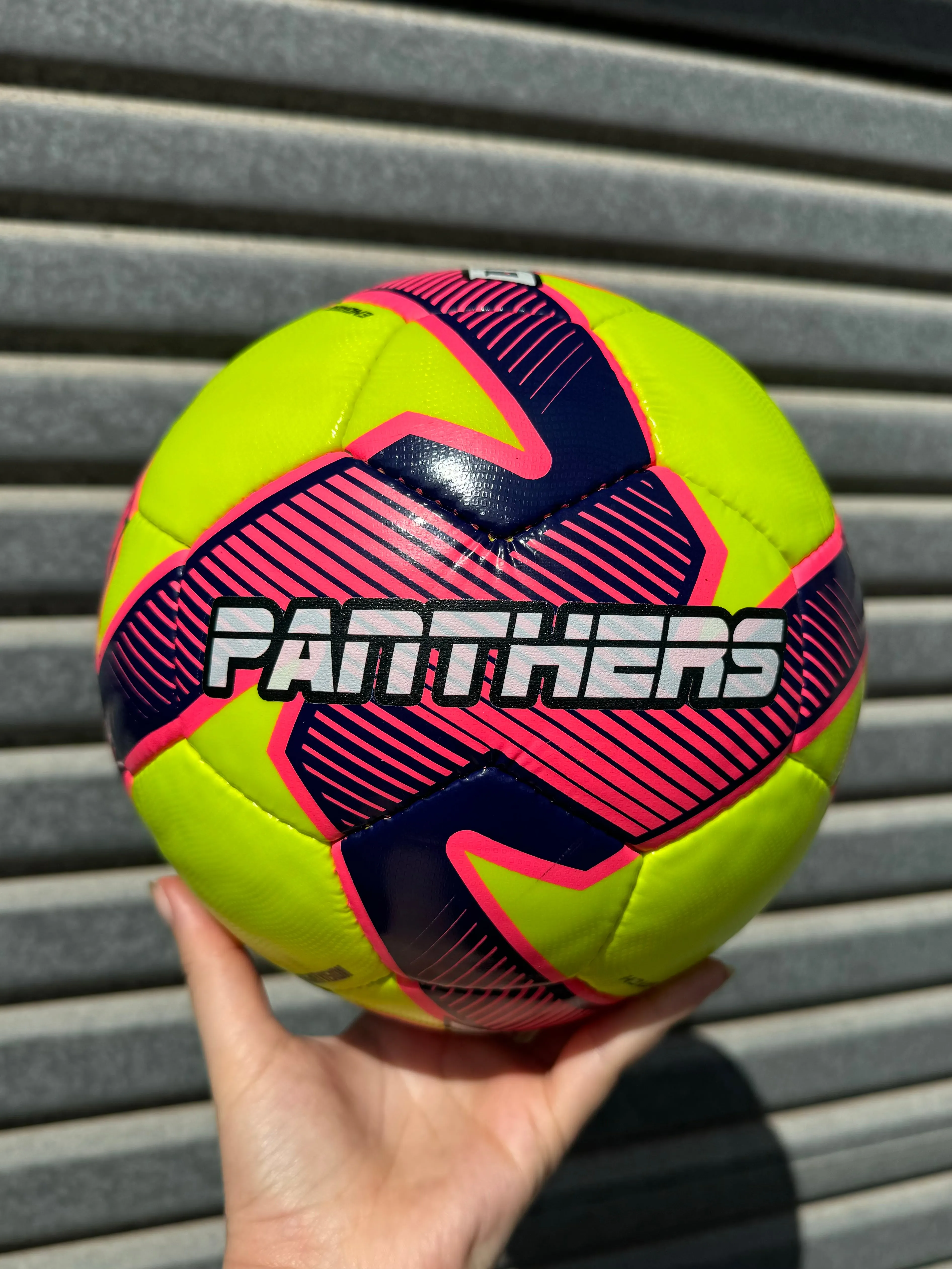 Personalised 2024 Deploy Engage Match Neon/Yellow/Pink Soccer Ball (SIZE 4, 5)