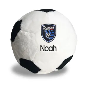 Personalized San Jose Earthquakes Plush Soccer Ball