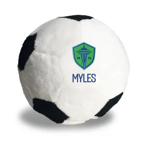 Personalized Seattle Sounders Plush Soccer Ball