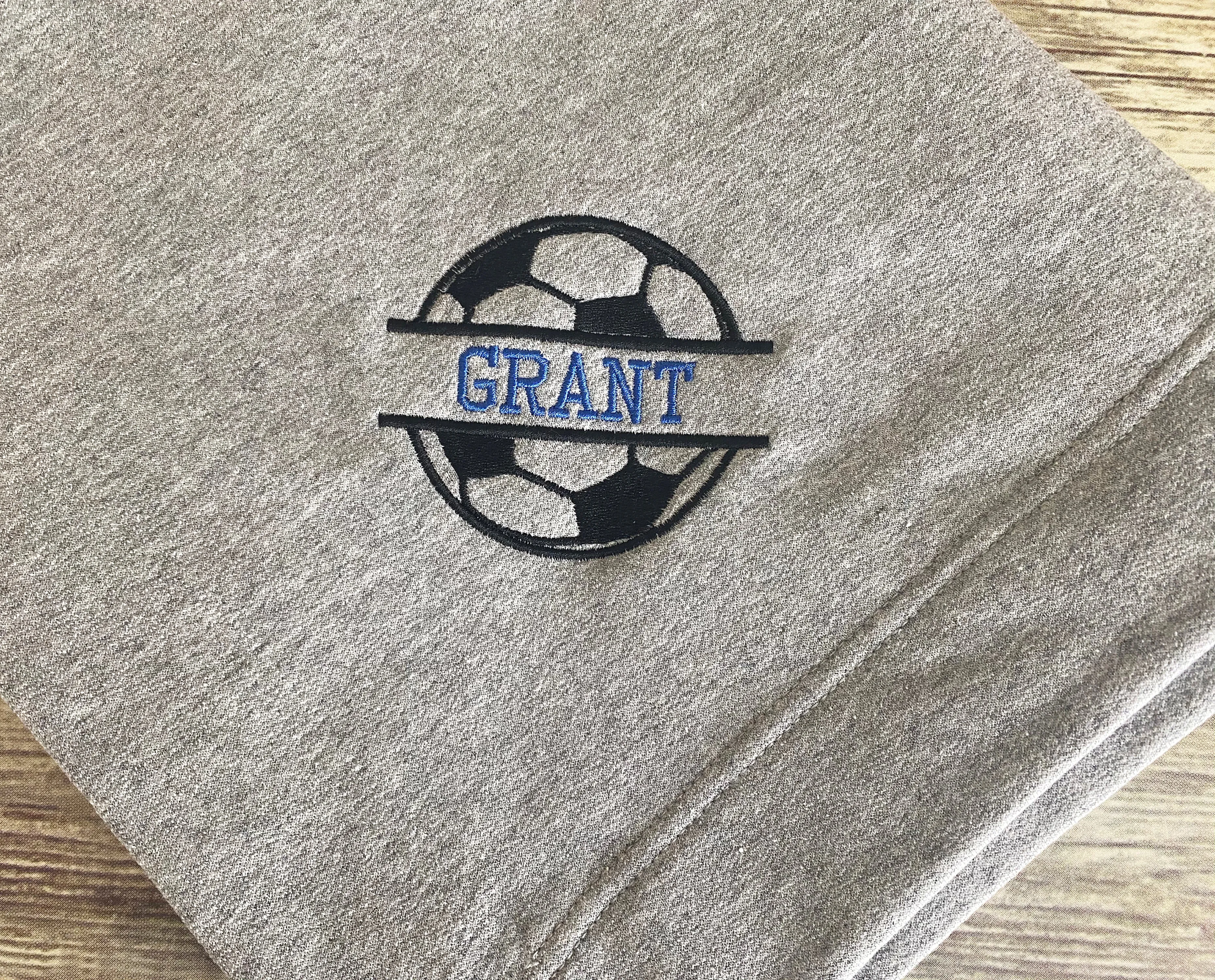 Personalized Soccer Stadium Blanket