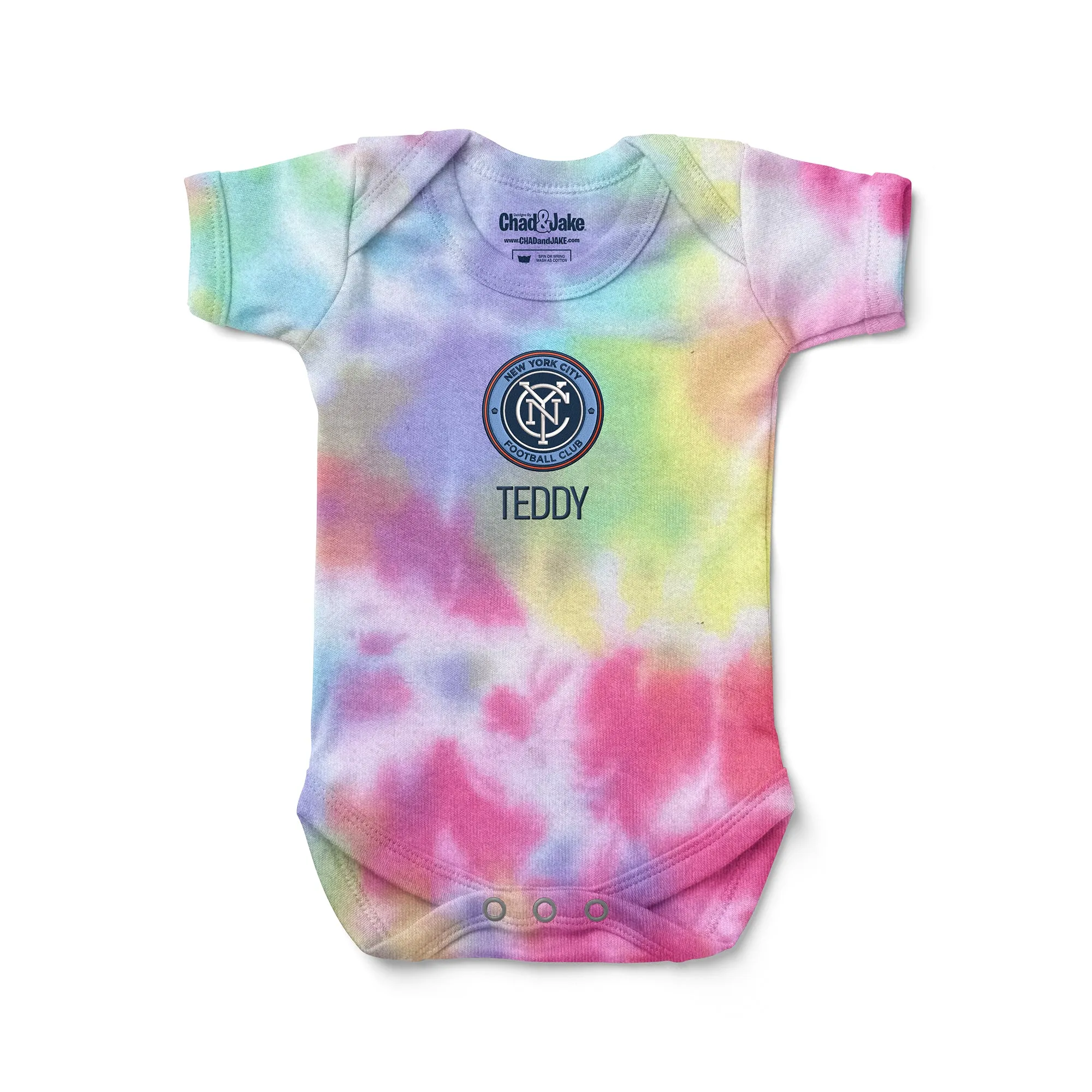 Personalized Tie Dye NYCFC Bodysuit