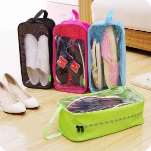 Portable Shoes Carrying Bag Organizer Box Container ( Pack Of 2 )