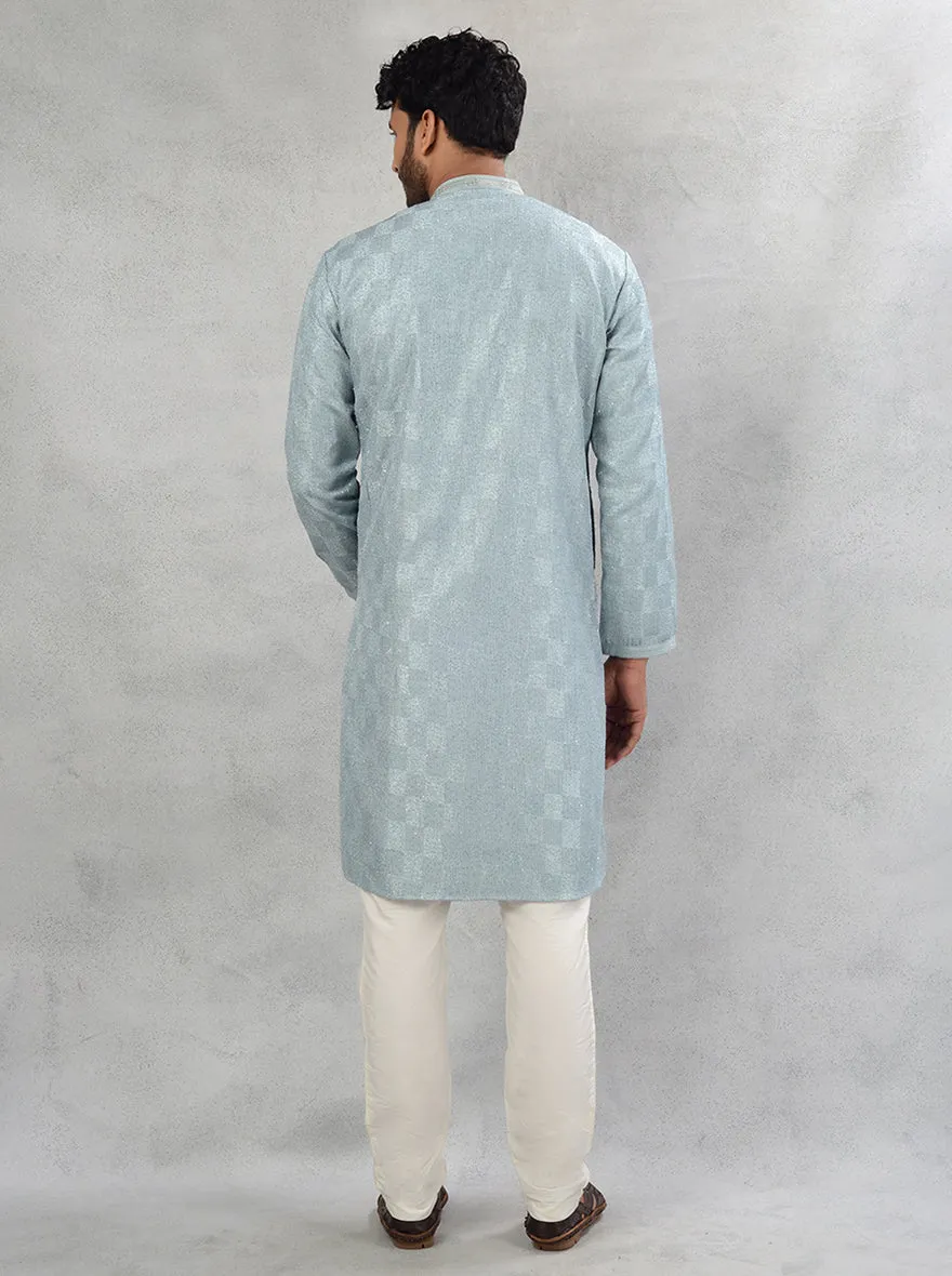 Powder Grey Kurta Pajama | TULA