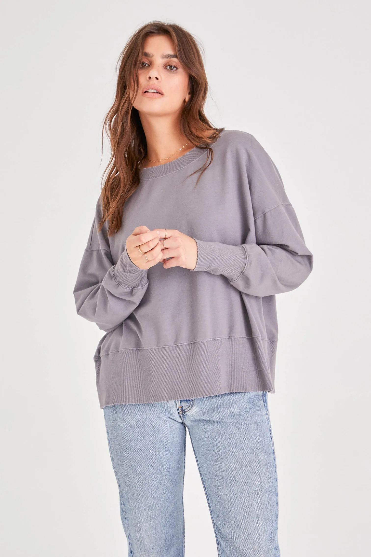 Reese Grinded Distressed Sweatshirt