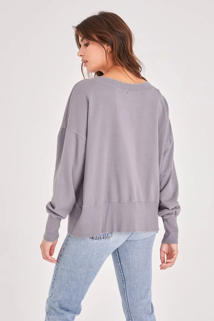 Reese Grinded Distressed Sweatshirt