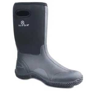 Roper Barnyard (Black) - Mens Work Rain Boots