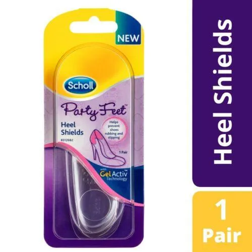 SCHOLL PARTY FEET GEL HEEL SHIELDS