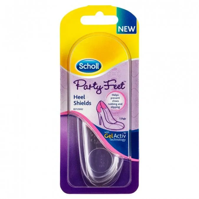 SCHOLL PARTY FEET GEL HEEL SHIELDS